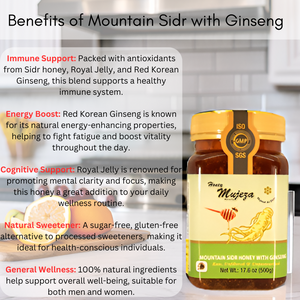 Mountain Sidr Honey with Ginseng