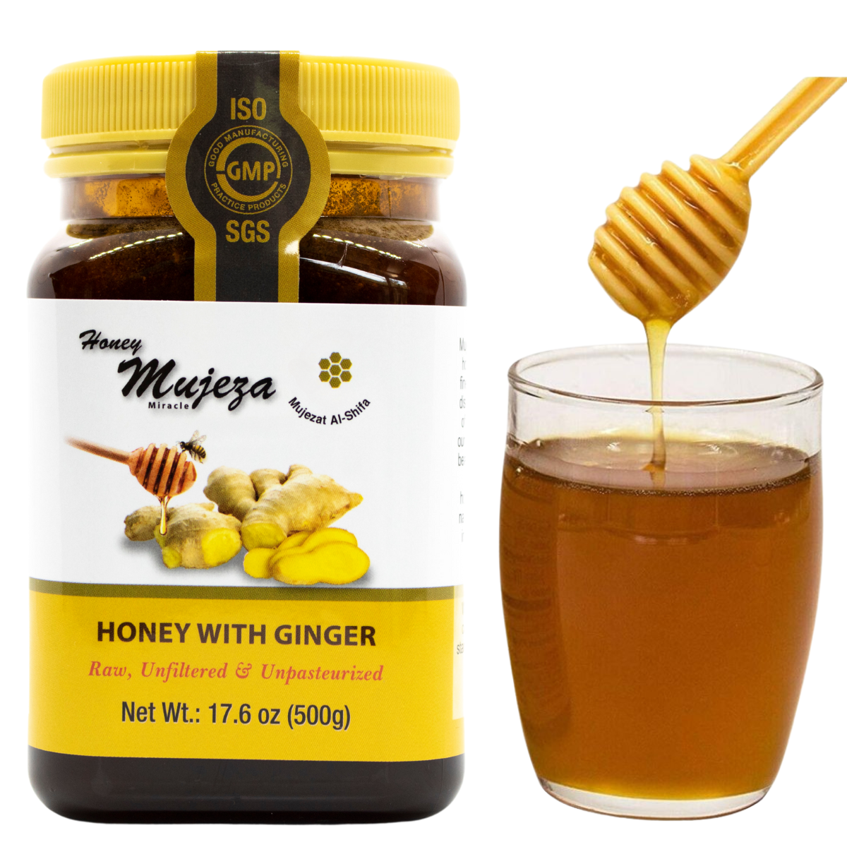Mujeza Black Seed Honey with Ginger - عسل حبة البركة مع الزنجبيل