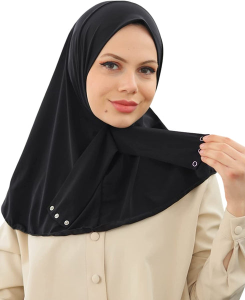 Marwa Fashion Muslim Hijab for Women with Cap - Premium Quality Hijab Cap for Women made up of Chiffon